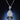 wlx-020-B Sparkling 2 Carat Moissanite Pendant Necklace